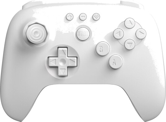 8BitDo 64 Trådløs Bluetooth-kontroller Nintendo Switch/Windows Hvit