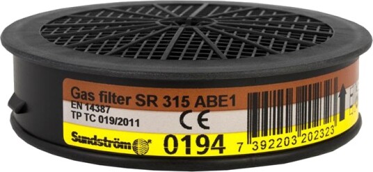 Sundström SR 315 Gassfilter ABE1 Ånderettsvern