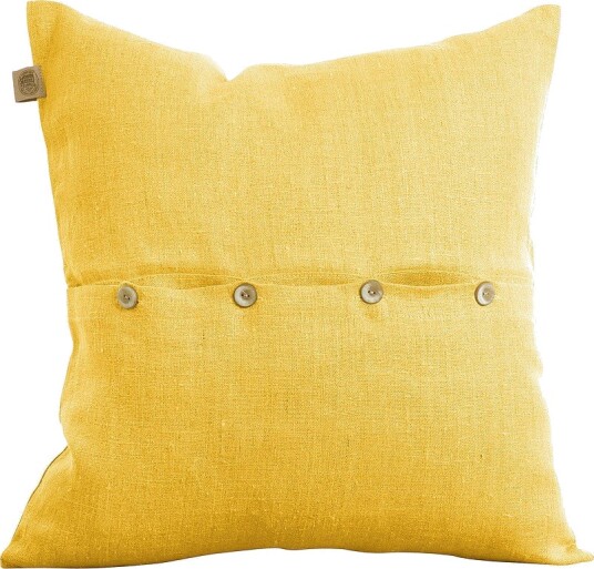 Lovely Linen   Putetrekk Classic i manglet lin   Gul