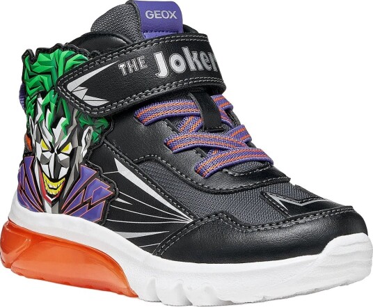 GEOX J Ciberdron Boy G - BLACK/ORANGE - 24