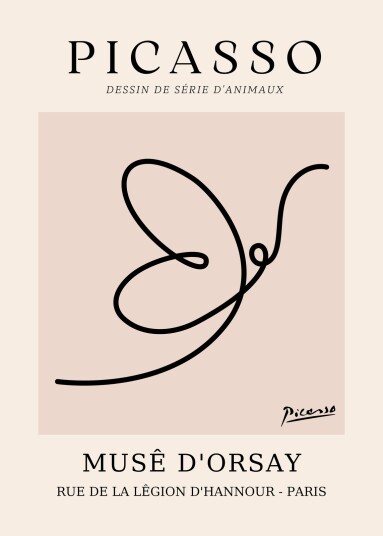 Plakat Picasso Tegning