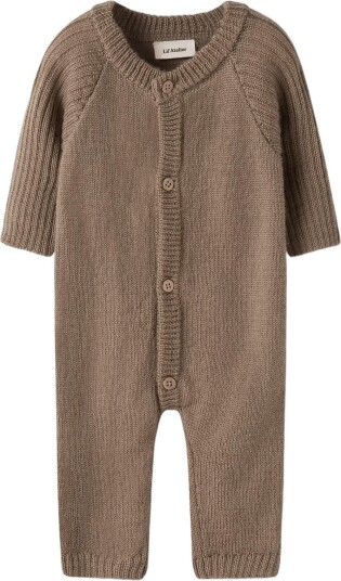 Lil"Atelier Nbmnomo Noa Wool Ls Knit Suit Lil   Brown   56