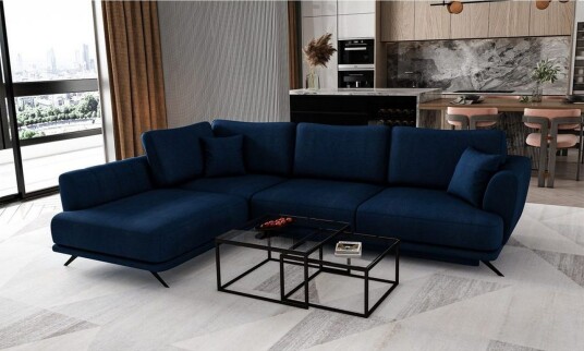 Seksjon Eltap Larde 286x191x90 cm Velvetmat 40 Venstre