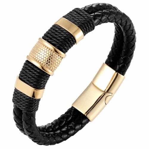 DB Golden black Crawe armbånd for menn. DB Golden black Crawe armbånd for menn.