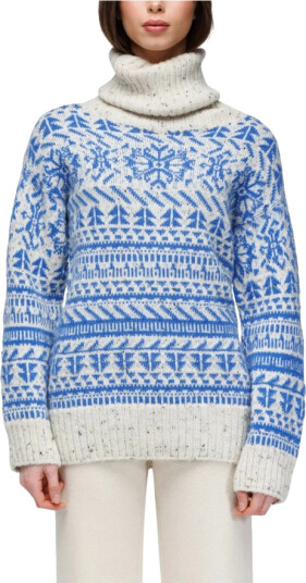 Woodling Dame Strikkevarer Blå S,