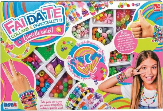 RSToys Perlesett Medium DIY-sett Med Perler 8004817112712 Anbefalt Alder 6-12 År