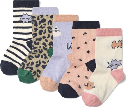 Liewood Silas Socks 5 Pack Multi/patterned 22/24