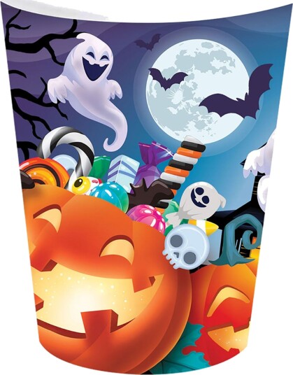 Pappkopper Halloweenfest - 6-pakning