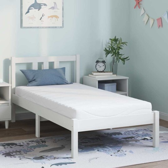 vidaXL Madrass Medium 80 x 160 cm Hvit vidaXL Madrass Medium 80 x 160 cm Hvit