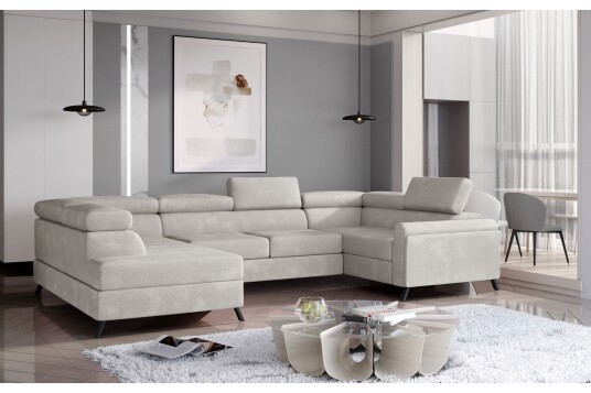 Escadia Hjørnesofa med Sjeselong Venstre Beige