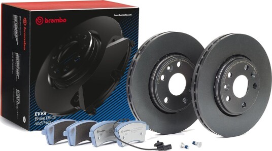 BREMBO KT 08 037 Bremseskiver og -klosser
