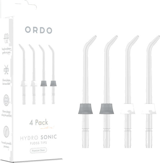 Munnstykker til ORDO Hydro Sonic Munnskyller 4 pcs. Floss Tips Premium Clean