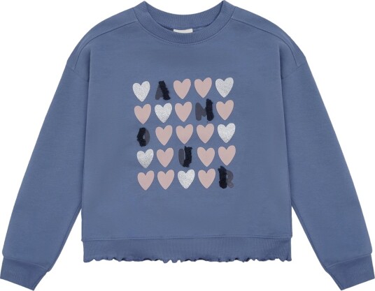 Minymo Collegegenser   Måneskinn Blue   Minymo   7 år (122)   Collegegenser Blå Lyseblå