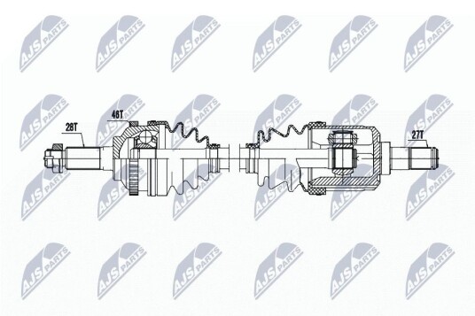 Nty Drivaksel NTY NPW KA 388