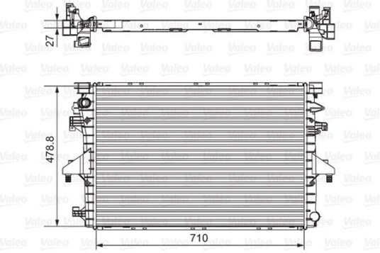 Radiator VALEO 701654