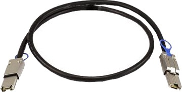 Qnap Sas Ekstern Kabel 26 Pin 4X Shielded Mini Multilane Sas Sff 8088 Hann Til 26 Pin 4X Shielded Mini Multilane Sas Sff 8088 Hann 1 M Svart