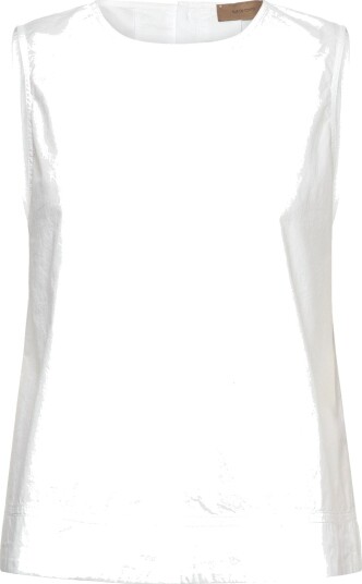 Rue de Tokyo Sharren Gmtd Poplin   White   S
