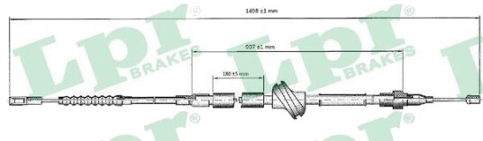 Bremsewire LPR C0033B Bremsewire LPR C0033B