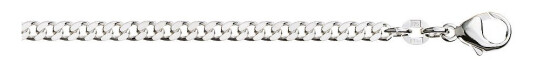 Panser kjede i 925 sølv 3,7 mm - 50 cm