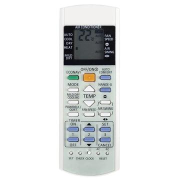 Erstatningsfjernkontroll for Panasonic A75C3706 klimaanlegg