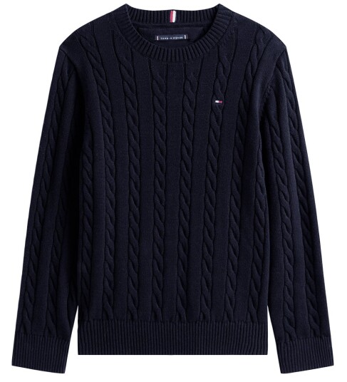Tommy Hilfiger Genser Strikk Dark Natt Navy 6 år 116 Genser Blå