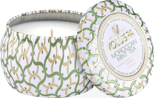 Voluspa Moroccan Mint tea Mini Tin Candle 25H