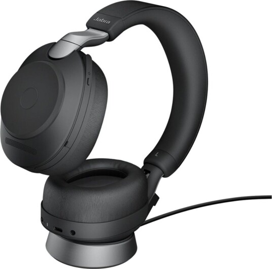 Jabra Evolve2 85 Link380c UC Stereo Stand Black