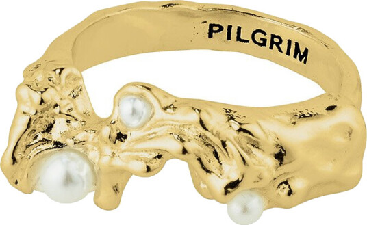 Pilgrim Raelynn Ring 18 kt. Brass Goldplated 602412004 - Dame - Brass