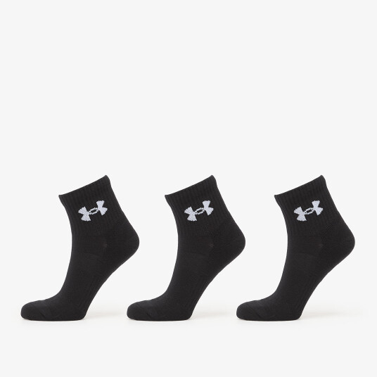 Sokker Under Armour Performance Cotton Qtr Sock 3 Pack Black XL Sokker Under Armour Performance Cotton Qtr Sock 3 Pack Black XL