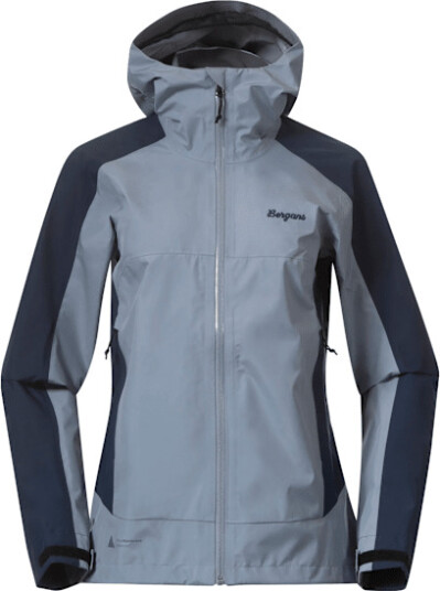 Bergans Vaagaa Light 3L Shell Jacket Dame Husky Blue/Navy Blue M