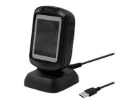 Qoltec  Strekkodeskanner  stasjonær  2D-bildefremviser  300 skann/sek  dekodet  USB