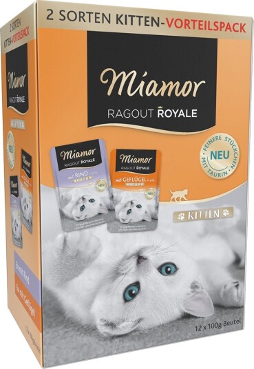 Miamor Våtfôr Kitten Ragout Royale I Gelé 36 X100 G Miamor Våtfôr Kitten Ragout Royale I Gelé 36 X100 G