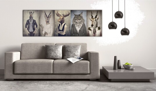 Bilde Animal Masks 120x40 Artgeist sp. z o. o.