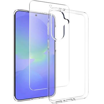 Saii Samsung Galaxy A37 Saii 2 i 1 TPU deksel / Beskyttelsesglass Saii Samsung Galaxy A37 Saii 2 i 1 TPU deksel / Beskyttelsesglass
