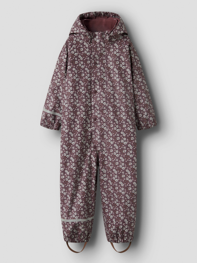 Name It Dry10 Rain Suit Fleece Aop Lilla 86