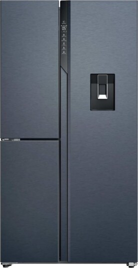 Haier HSPR79F18EWMB Kjøleskap-fryser Svart