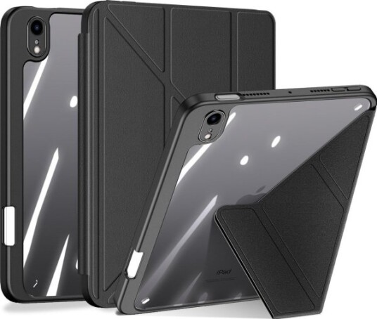 Dux Ducis Dux Ducis Magi Nettbrettetui For Ipad Mini 2021 Smart Deksel Med Stativ Og Oppbevaring For Apple Pencil Svart Dux Ducis Dux Ducis Magi Nettbrettetui For Ipad Mini 2021 Smart Deksel Med Stativ Og Oppbevaring For Apple Pencil Svart