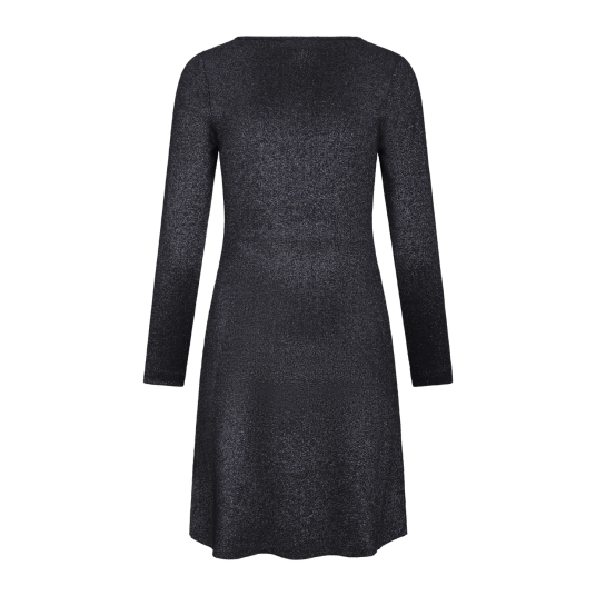 Arya Dress Dark Navy XL Lurex knit dress