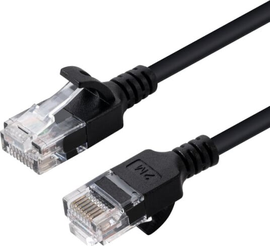 MicroConnect - Nettverkskabel - RJ-45 (hann) til RJ-45 (hann) - 7.5 m - UTP - CAT 6 - flertrådet - svart