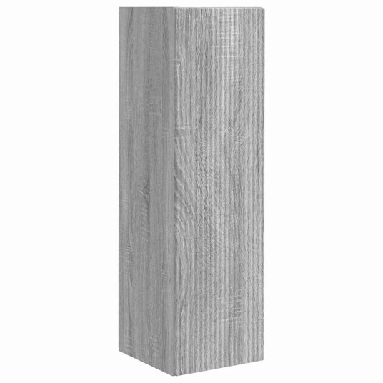 TV Veggskap 2 pcs Grå Sonoma 30 x 31 x 100 cm Konstruert tre