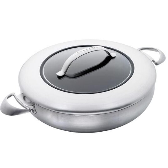 Scanpan CTX serveringspanne m/lokk 32 cm rustfri Scanpan CTX serveringspanne m/lokk 32 cm rustfri