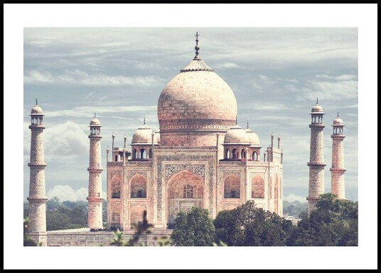 Taj Mahal India Plakat Plakat / 21x30cm Taj Mahal India Plakat Plakat / 21x30cm