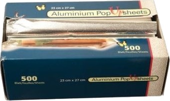 Aluminiumsark Pop Up 23X27 Cm 13 My,6 Pk X 500 Stk/Krt