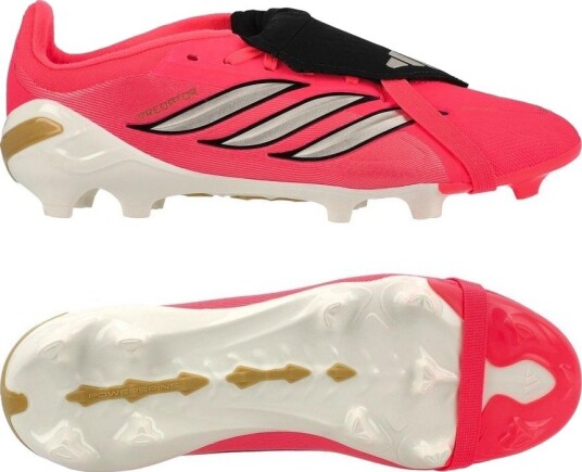 adidas Predator Elite Fold over Tongue Fg Road To Glory Solar Turbo/thermal Chrome/svart Barn Gress (Fg) størrelse 32