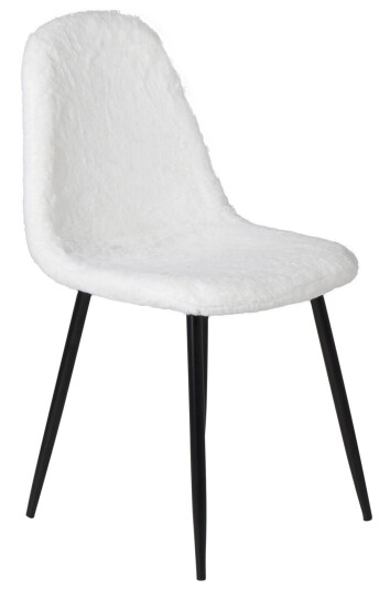 Venture Design Polar spise stol Hvit Textil/svart Hvit