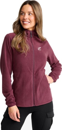 Revolutionrace Dame Overdeler Fleece & midlayers Hiker Fleece Hoodie Dame Black XL