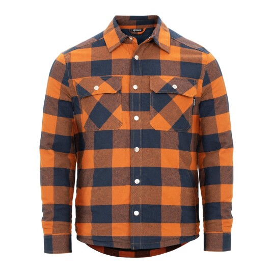 Urberg Padded Flannel Shirt Men Glazed Ginger S