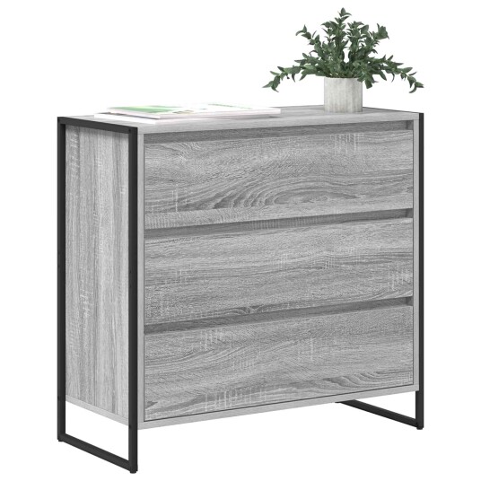 Serviesskap Grå Sonoma 79 x 36 x 75.5 cm Konstruert tre