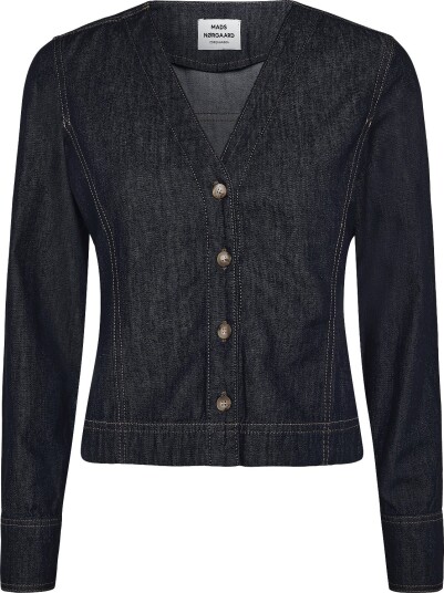Mads Nørgaard Cosy Denim Maya Shirt Navy 38