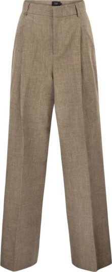 Fay Dame Bukser Beige XS,
